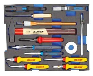 Gedore 1100 CT2-02 2936836 Gereedschapsset 15-delig
