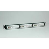 VALUE Cat.5e (Class D) 19 Patchpanel, 24 Poorten, onafgeschermd, zwart - thumbnail