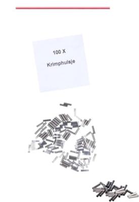 Krimphulzen t.b.v. bevestigingsdraad (100 st)