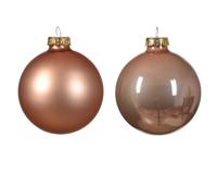 Kerstbal glas d8 cm rose ass 6st kerst Decoris - Decoris - thumbnail