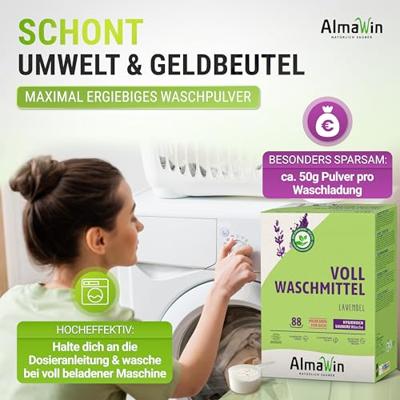 AlmaWin Waspoeder universeel - lavendel - 4,6kg - thumbnail