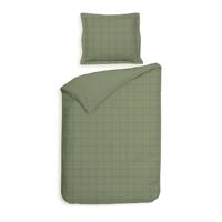Heckett & Lane Heckett & Lane Diamante Dekbedovertrek 140x200x220 Laurel Green - thumbnail