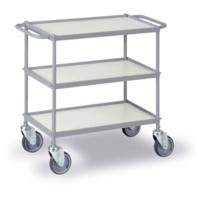 0335G Etagewagen Staal Poedercoating Laadvermogen (max.): 150 kg Zilver-grijs - thumbnail