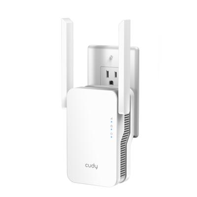 Cudy RE1800 AX1800 Mesh WiFi 6 Gigabit Extender Internet Booster, Range Extender, Dual-band Repeater tot 1,8 Gbps Snelheid, AP-modus