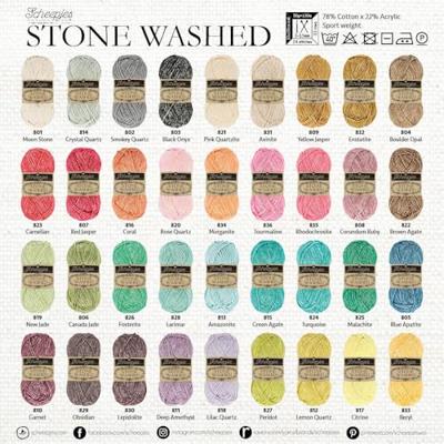 Scheepjes Stone Washed - 801 Moon Stone 50gr - thumbnail