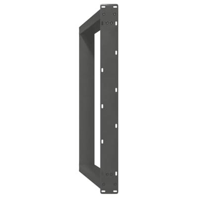 Eettafelpoten 2 st U-vormig 100x(72-73) cm staal antraciet