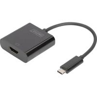 Digitus TV, monitor Adapter [1x USB-C stekker - 1x HDMI-bus] DA-70852 15.00 cm - thumbnail