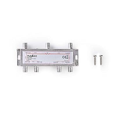 Satelliet F-splitter | Max 17.5 dB demping | 5 - 2400 MHz | 6 uitgangen