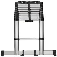 TOOLCRAFT TO-7868814 Aluminium legering Telescoopladder Montage zonder gereedschap Werkhoogte (max.): 3.93 m Aluminium EN 131 10.1 kg - thumbnail