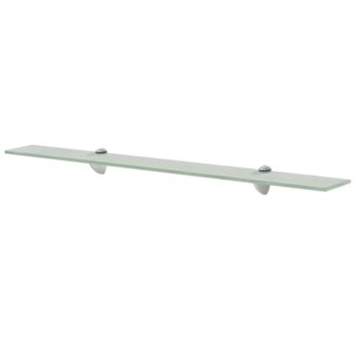 VidaXL Zwevend schap 80x20 cm 8 mm glas VidaXL Zwevend schap 80x20 cm 8 mm glas