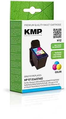 KMP Inktcartridge vervangt HP, LSK, OTC, Odixion, Olivetti, Output Solutions, Seiko Precision, Telecom Italia 57, C6657AE Compatibel Kleur H12 0995,4570