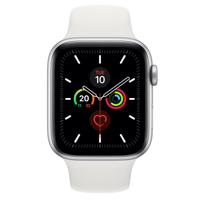 Apple Watch Series 5 OLED 44 mm Digitaal 368 x 448 Pixels Touchscreen 4G Zilver Wifi GPS - thumbnail