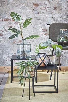 Mand Mica Decorations Atlantic Bruin vlechtwerk (20 x 20 cm)