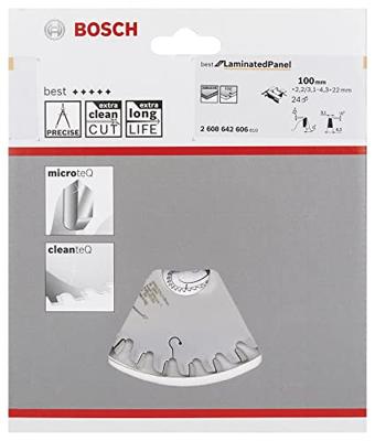 Bosch Accessories Best for Laminated Panel 2608642606 Voorritsblad 100 x 22 x 4.3 mm Aantal tanden: 24 1 stuk(s) Bosch Accessories Best for Laminated Panel 2608642606 Voorritsblad 100 x 22 x 4.3 mm Aantal tanden: 24 1 stuk(s)