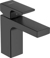 Wastafelmengkraan HansGrohe Vernis Shape Eengreeps 100 Zonder Afvoer Mat Zwart - thumbnail