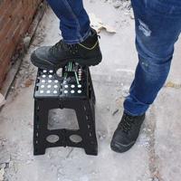 Profeco XL opstapkrukje inklapbaar - Hoogte 40 cm - Zwart - thumbnail