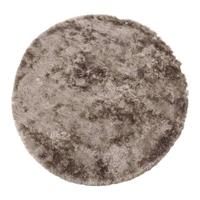 WOOOD Rond Vloerkleed 'Praline' Ø200cm, kleur Nougat - thumbnail