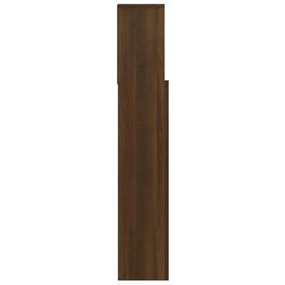 Hoofdbordkast 100x19x103,5 cm bruineikenkleurig