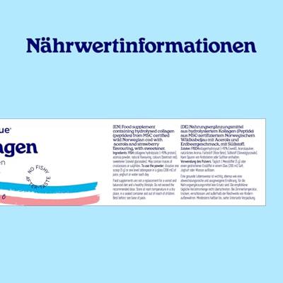 Arctic Blue Viscollageen Aardbei - met vitamine C - thumbnail
