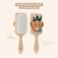 Disney® haarborstel voor kinderen met 3D Simba applicatie sinaasappel - thumbnail