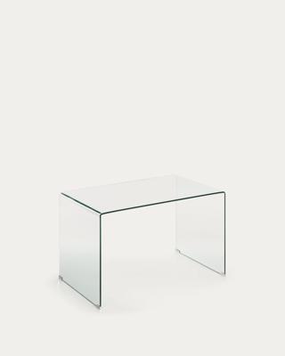 Kave Home Glazen Bureau 'Burano', 125 x 70 cm Kave Home Glazen Bureau 'Burano', 125 x 70 cm
