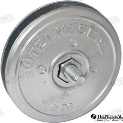 Ánodos para timones TEN00101E - ANODO DISCO DOBLE ZINC Ø 70MM
