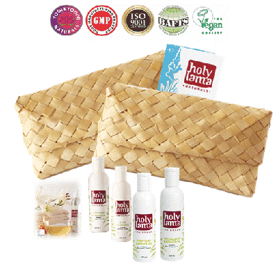 Holy Lama Naturals Ayurvedische Travel Kit 'Massage Boon'