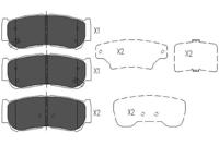 Remblokken set KBP3024 - thumbnail