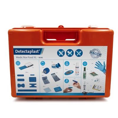 Detectaplast EHBO-koffer Medic Box Food XL, HACCP inhoud tot 30 personen Detectaplast EHBO-koffer Medic Box Food XL, HACCP inhoud tot 30 personen