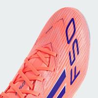 adidas F50 League Gras / Kunstgras Voetbalschoenen (MG) Oranje Blauw Wit - thumbnail