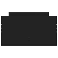 Bedframe met lades zwart 75x190 cm Small Single - thumbnail