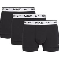 Nike Everyday Cotton Boxershort Trunk 3-Pack Zwart Wit - thumbnail