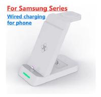 30W 3 In 1 Draadloze Oplader Standaard geschikt voor Samsung S22 S21 - Galaxy Watch 6 5 4 Snel Opladen Dock Station - thumbnail