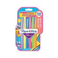 Fineliner papermate flair retro m 6st assorti - thumbnail