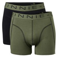 Vinnie-G Boxershorts 2-pack Black / Forest Green Combo-XXL - thumbnail