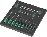 Wera 9712 schuimrubberen inzetstuk met torx hf-schroevendraaiers set 1, 14-delig (zwart/grijs, in schuiminzet voor werkplaatswagen) - thumbnail