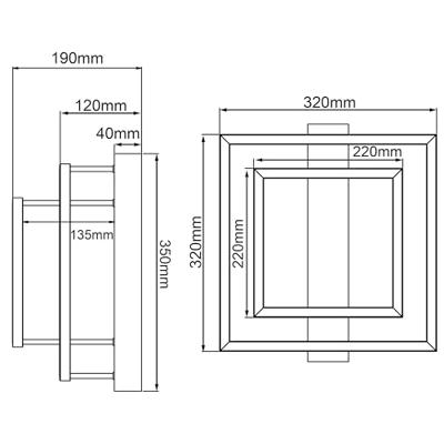Brilliant PlafondlampRanut 32cm zwart - G99493/06