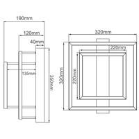 Brilliant PlafondlampRanut 32cm zwart - G99493/06 - thumbnail