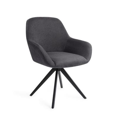 Jesper Home Eetkamerstoel 'Kushi' Turn Black, kleur Black-Out