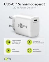 Goobay USB-C snellader | 20W | wit | Power Delivery - 9550190 - thumbnail