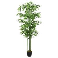 VidaXL Kunstplant bamboe 864 bladeren 180 cm groen - thumbnail