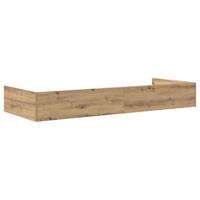 Opbergbedframe met hoofdeinde Artisan Eiken 100 x 200 cm Bewerkt hout - thumbnail