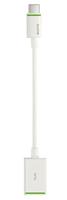 Leitz Data-oplaadkabel, USB-C naar USB-A(F), 0,15 m, wit, 63370001 - thumbnail