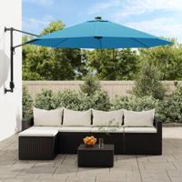 VidaXL Wandparasol 290 cm zeeblauw - thumbnail