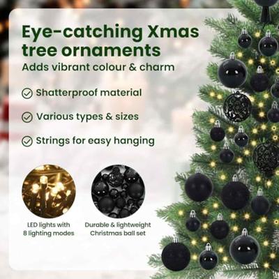 VidaXL Kerstboom met 150 led met standaard groen 65 cm pe