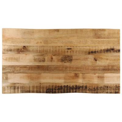 Tafelblad met natuurlijke rand 120x60x2,5 cm massief mangohout