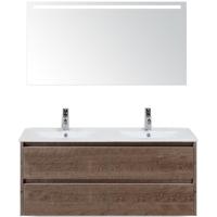 Dante Badmeubelset 120 cm - Tabacco - Keramische Wastafel Wit Enjoy met Sence Spiegel - thumbnail