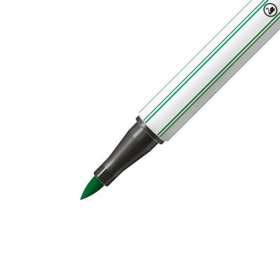 Brushstift stabilo pen 68/36 smaragdgroen | 10 stuks