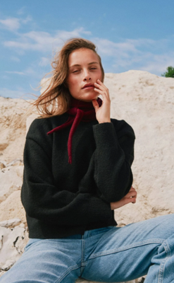 Neo Noir Sjaaltje Misty Knit | Wine