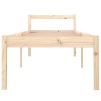 Seniorenbed massief grenenhout wit 75x190 cm - thumbnail